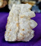 Raw Sugar Quartz Specimen w/Iron Staining ✨🤍💎