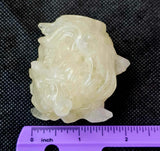 Yellow Calcite Crystal Medusa Head Carving 😍💛🐍