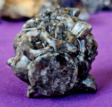 Yooperlite Crystal Medusa Head Carving 😍🤍🖤🧡🐍