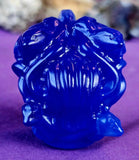 Blue Opalite Crystal Medusa Head Carving 😍💙🐍