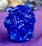 Blue Opalite Crystal Medusa Head Carving 😍💙🐍