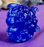 Blue Opalite Crystal Medusa Head Carving 😍💙🐍