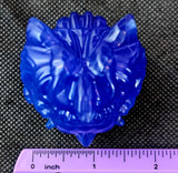 Blue Opalite Crystal Medusa Head Carving 😍💙🐍