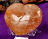 MD. Fire Hematoid Quartz Crystal Puffy Heart 🔥💎❤️👨‍🚒