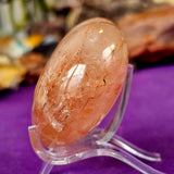 MD. Fire Hematoid Quartz Crystal Puffy Heart 🔥💎❤️👨‍🚒