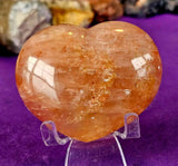 MD. Fire Hematoid Quartz Crystal Puffy Heart 🔥💎❤️👨‍🚒