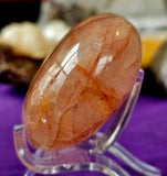 MD. Fire Hematoid Quartz Crystal Puffy Heart 🔥💎❤️👨‍🚒