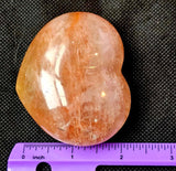 MD. Fire Hematoid Quartz Crystal Puffy Heart 🔥💎❤️👨‍🚒