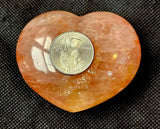 MD. Fire Hematoid Quartz Crystal Puffy Heart 🔥💎❤️👨‍🚒