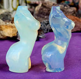 Opalite Crystal Female Torso Carving ✨♀️🤍