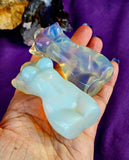 Opalite Crystal Female Torso Carving ✨♀️🤍