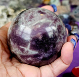 Unicorn Stone Crystal Sphere 💜🔮🦄🌌✨