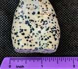 Dalmatian Jasper Crystal Female Torso Carving 🖤♀️🤍
