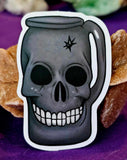 Skull Mug Enchanted Sticker 💀