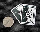 Black and White Evil Eye 🧿 Enchanted Sticker