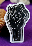 Black Raised Fist ✊ Enchanted Sticker