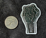 Black Raised Fist ✊ Enchanted Sticker