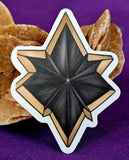 Golden Tin Star 🌟 Enchanted Sticker