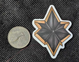 Golden Tin Star 🌟 Enchanted Sticker