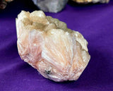 Raw Peach Stilbite Crystal Specimen ✨❇️🍑