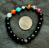 Handmade 'Capricorn' Zodiac Themed Crystal Intention Bracelet 🐐📿♑