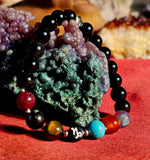 Handmade 'Capricorn' Zodiac Themed Crystal Intention Bracelet 🐐📿♑