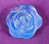 Blue Opalite Crystal 3D Flower Carving 💙✨🔵