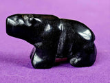 Black Obsidian Crystal Bear Carving 🐻🖤🐻‍❄️