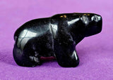 Black Obsidian Crystal Bear Carving 🐻🖤🐻‍❄️
