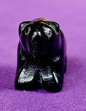 Black Obsidian Crystal Bear Carving 🐻🖤🐻‍❄️