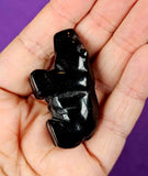 Black Obsidian Crystal Bear Carving 🐻🖤🐻‍❄️