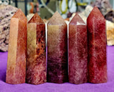 Strawberry Quartz Crystal Tower 😍❤️🍓