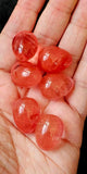 Pink Smelter Glass Crystal Mini Egg