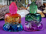 Handcrafted Glass Blown Buddha Statue 🗿🧘‍♀️🤩🌈🕊️🕉️