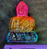Handcrafted Glass Blown Buddha Statue 🗿🧘‍♀️🤩🌈🕊️🕉️