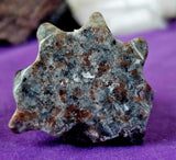 Yooperlite Crystal Jack-o'-lantern Wizard Figurine 🧙‍♀️🪄 🎃🖤🩶