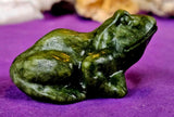 Nephrite Jade Crystal Frog Figurine 💚🐸🥹
