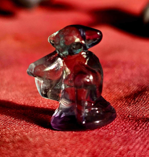 Mini Fluorite Crystal Star Wars Yoda Figurine