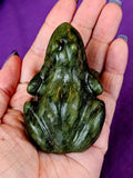 Nephrite Jade Crystal Frog Figurine 💚🐸🥹