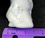 Howlite Crystal Masculine Torso Carving 🤍🏋️‍♂️🩶🖤