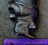 Matte Finished Black Obsidian Crystal Rhino Statue 🖤✨🦏😍