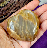 MD. Peach Moonstone Crystal Puffy Heart 💘🍑🥰