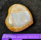 MD. Peach Moonstone Crystal Puffy Heart 💘🍑🥰