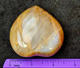 MD. Peach Moonstone Crystal Puffy Heart 💘🍑🥰