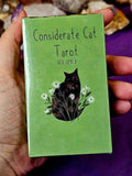 Considerate Cat Tarot Card Deck 🖤🃏🐈‍⬛🐾 💚