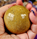 Yellow Goldstone Crystal Sphere 🟡🔮💛✨