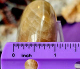 XL. Peach Moonstone Crystal Puffy Heart ❤️🍑🤩✨