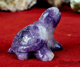 Lepidolite Crystal Turtle Carving 💜🐢💜