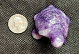 Lepidolite Crystal Turtle Carving 💜🐢💜