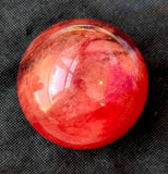 LG. Pink Smelter Glass Crystal Sphere 💗🔮🩷